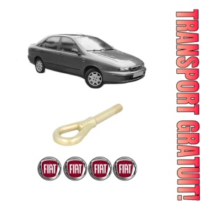Cui carlig remorcare, tractare auto FIAT MAREA (185_) din 1996-2002, Otel, Cri-Flo, 4 Stickere cu FIAT