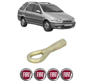Cui carlig remorcare, tractare auto FIAT PALIO Weekend (178_, 173_, 373_, 374_, 171_) din 1996-2012, Otel, Cri-Flo, 4 Stickere cu FIAT - Img 2
