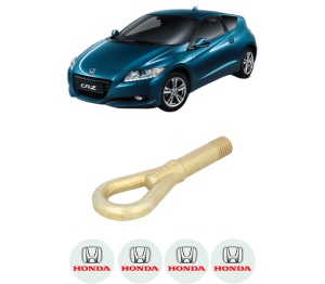 Cui carlig remorcare, tractare auto HONDA CR-Z (ZF) din 2012, Otel, Cri-Flo, 4 Stickere cu HONDA - Img 2