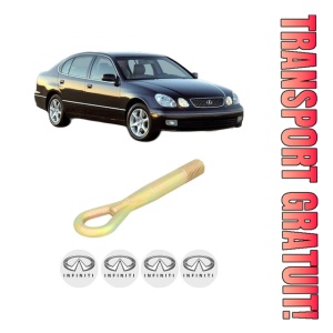 Cui carlig remorcare, tractare auto INFINITI G Coupe din 2007, Otel, Cri-Flo, 4 Stickere cu INFINITI