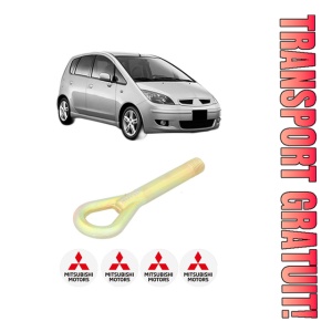 Cui carlig remorcare, tractare auto MITSUBISHI COLT VI (Z3_A, Z2_A) din 2004-2012, Otel, Cri-Flo, 4 Stickere cu MITSUBISHI
