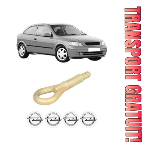 Cui carlig remorcare, tractare auto OPEL ASTRA G Hatchback (T98) din 1998-2009, Otel, Cri-Flo, 4 Stickere cu OPEL