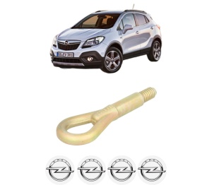 Cui carlig remorcare, tractare auto OPEL MOKKA / MOKKA X (J13) din 2012-2019, Otel, Cri-Flo, 4 Stickere cu OPEL - Img 2