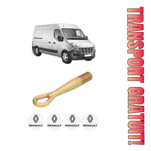 Cui carlig remorcare, tractare auto RENAULT MASTER III Van (FV) din 2010-2014, Otel, Cri-Flo, 4 Stickere cu RENAULT