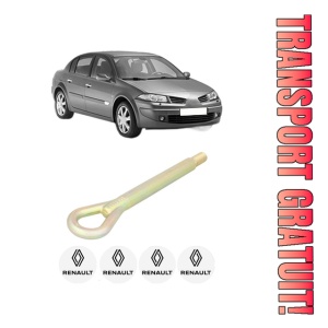 Cui carlig remorcare, tractare auto RENAULT MEGANE II Saloon (LM0/1_) din 2003-2010, Otel, Cri-Flo, 4 Stickere cu RENAULT