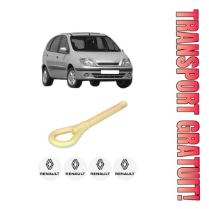 Cui carlig remorcare, tractare auto RENAULT SCENIC I MPV (JA0/1_, FA0_) din 1999-2003, Otel, Cri-Flo, 4 Stickere cu RENAULT
