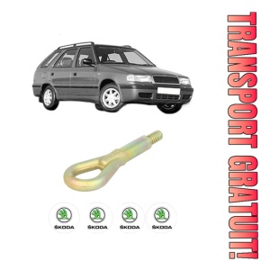 Cui carlig remorcare, tractare auto SKODA FELICIA II Estate (6U5) din 1996-2001, Otel, Cri-Flo, 4 Stickere cu SKODA