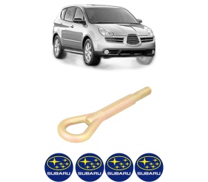 Cui carlig remorcare, tractare auto SUBARU TRIBECA (B9) din 2005-2007, Otel, Cri-Flo, 4 Stickere cu SUBARU - Img 2