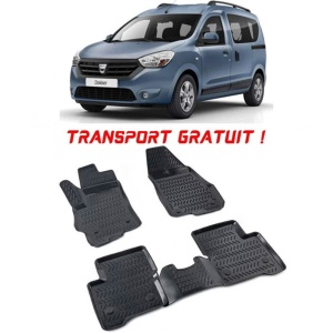 Dacia Dokker 2012- Set 2 Covorase Auto (Fata) Cauciuc Tip tavita Premium Line 3D - Transport Gratuit! accesorii pentru autoturismul tau - masina v49343
