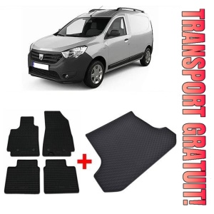 Dacia Dokker Van din 11.2012 - Prezent *3, Set Covorase + tavita portbagaj auto