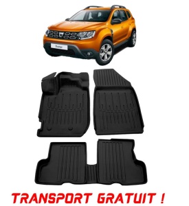 Dacia Duster (2018 - prezent) Set covorase auto cauciuc G.Modern Line 3D transport gratuit accesorii pentru autoturismul tau - masina v50552