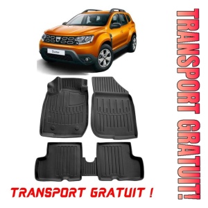 Dacia Duster 2Wd (2010-2015) Set covorase auto cauciuc G.Modern Line 3D transport gratuit