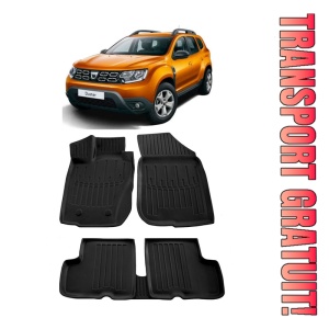 Dacia Duster 4Wd (2015-2018) Set covorase auto cauciuc G.Modern Line 3D