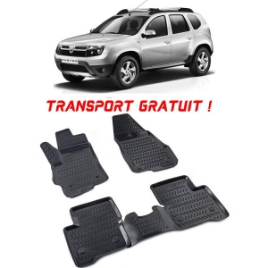 Dacia Duster 4X2 2010-2017 Set 4 covorase auto din cauciuc tip tavita premium line 3D - Transport Gratuit! accesorii pentru autoturismul tau - masina v49332