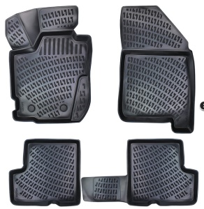Dacia Duster 4X4 2017- Set 4 covorase auto din cauciuc tip tavita premium line 3D accesorii pentru autoturismul tau - masina v242374