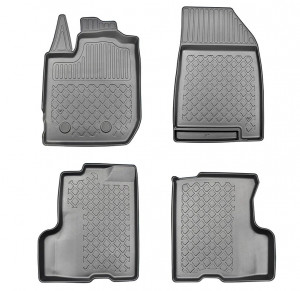 Dacia Duster II, Suv, Din 01.2018 - Prezent , Set Covorase Auto Tip Tavita Premium 3D, din cauciuc accesorii pentru autoturismul tau - masina v174733