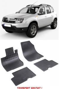 Dacia Duster II, Suv, fabricat din 01.2018 - Prezent, set covorase auto dedicate, din cauciuc 100% Premium - Transport Gratuit accesorii pentru autoturismul tau - masina v40224