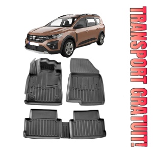 Dacia Jogger (2022-2025) Set Covorase auto tip tavita din cauciuc Premium Umbrella
