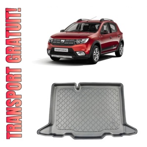 Dacia Sandero III Hatchback din 01.2021 - Prezent, Tavita Pentru Portbagaj Lux Premium Dedicata, Portbagaj Inferior Fara Podea Variabila Pe Inaltime*2