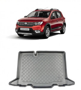Dacia Sandero III Stepway Hatchback din 01.2021 - Prezent, Tavita Pentru Portbagaj Lux Premium Dedicata, Portbagaj Inferior Fara Podea Variabila Pe Inaltime *1 accesorii pentru autoturismul tau - masina v188558