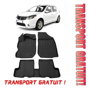 Dacia Sandero Stepway II (2012-2020) Set covorase auto cauciuc G.Modern Line 3D transport gratuit