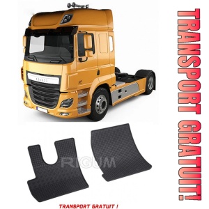 Daf Cf Euro 6, Cargo, fabricat din 2014 - Prezent, set covorase auto dedicate, din cauciuc 100% Premium - Transport Gratuit