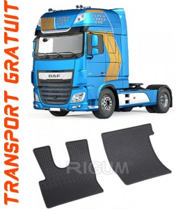 Daf Xf Euro 6, Cargo, fabricat din 2013 - Prezent, set covorase auto dedicate, din cauciuc 100% Premium - Transport Gratuit accesorii pentru autoturismul tau - masina v40128