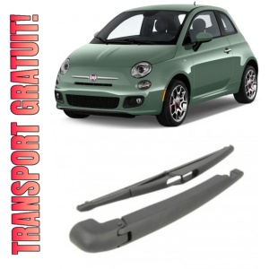 Fiat 500 Brat stergator pentru luneta spate cu lamela 290 mm, compatibil cu Fiat 500 Hatchback fabricat intre 2007, calitate extra