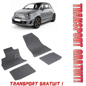 Fiat 500L, Hatchback, fabricat din 2012 - Prezent, set covorase auto dedicate, din cauciuc 100% Premium - Transport Gratuit