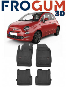 Fiat 500X, Suv, Din 01.2015 - Prezent , Set Covorase Auto Tip Tavita Premium 3D, din cauciuc accesorii pentru autoturismul tau - masina v173985