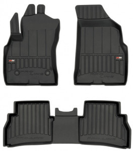 Fiat Doblo II Din 2010 - Prezent, Van , Set Covorase Auto Tip Tavita Premium 3D, din cauciuc accesorii pentru autoturismul tau - masina v164869