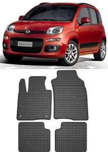 Fiat Panda III Cross Din 09.2012 - Prezent, Hatchback , Set Covorase Auto Premium accesorii pentru autoturismul tau - masina v151448