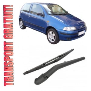 Fiat Punto Brat stergator pentru luneta spate cu lamela 370 mm, compatibil cu Fiat Punto Hatchback fabricat intre 1999-2012, calitate extra