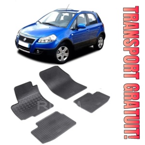 Fiat Sedici, Hatchback, fabricat din 2006 - 08.2013, set covorase auto dedicate, din cauciuc 100% Premium