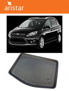 Ford C-Max II Van din 11.2010 - 06.2019, Tavita Pentru Portbagaj Lux Premium Dedicata, Roata Rezerva Ingusta *1 accesorii pentru autoturismul tau - masina v203351