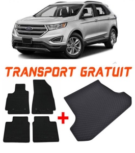 Ford Edge II Suv din 05.2016 - Prezent *3, Set Covorase + tavita portbagaj auto accesorii pentru autoturismul tau - masina v3140