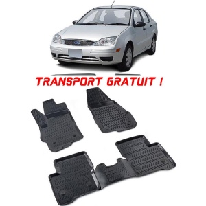 Ford Focus II 2004-2011 Set 4 covorase auto din cauciuc tip tavita premium line 3D - Transport Gratuit! accesorii pentru autoturismul tau - masina v49139