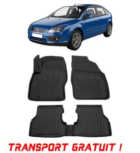 Ford Focus II (C307) (2004-2011) Set covorase auto cauciuc G.Modern Line 3D transport gratuit accesorii pentru autoturismul tau - masina v50465