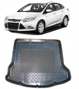 Ford Focus III Sedan din 05.2011 - 08.2018, Tavita Pentru Portbagaj Lux Premium Dedicata, Roata Rezerva Ingusta / Kit Reparatie *1 accesorii pentru autoturismul tau - masina v193776