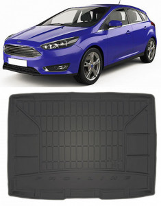 Ford Focus IV Hatchback din 09.2018 - Prezent, Tavita Pentru Portbagaj Lux Premium Dedicata, Portbagaj Superior *5 accesorii pentru autoturismul tau - masina v190341
