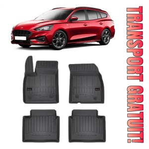 Ford Focus IV Mhev, Combi, Din 09.2018 - Prezent , Set Covorase Auto Tip Tavita Premium 3D, din cauciuc