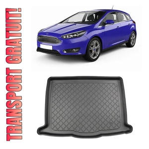 Ford Focus IV Mhev Hatchback din 07.2020 - Prezent, Tavita Pentru Portbagaj Lux Premium Dedicata, Portbagaj Inferior Roata Rezerva Ingusta *1