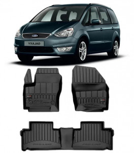 Ford Galaxy II, Van, Din 2010 - 2015, Facelift, Type Mk3 , Set Covorase Auto Tip Tavita Premium 3D, din cauciuc accesorii pentru autoturismul tau - masina v171764