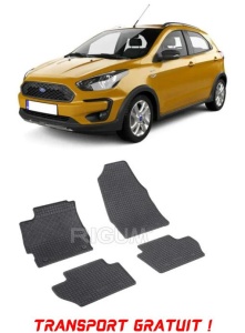 Ford Ka+, Hatchback, fabricat din 09.2017 - Prezent, set covorase auto dedicate, din cauciuc 100% Premium - Transport Gratuit accesorii pentru autoturismul tau - masina v39778
