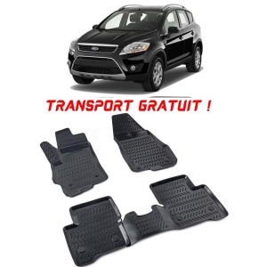 Ford Kuga I (C394) 2008-2012 Set 4 covorase auto din cauciuc tip tavita premium line 3D - Transport Gratuit! accesorii pentru autoturismul tau - masina v49118