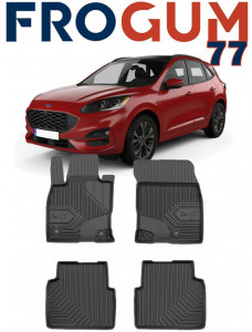Ford Kuga III Din 04.2020 - Prezent, Suv , Set Covorase Auto Tip Tavita Premium 3D, din cauciuc accesorii pentru autoturismul tau - masina v169051