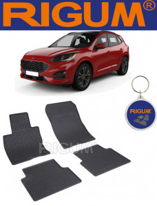 Ford Kuga III, Suv, fabricat din 04.2020 - Prezent, set covorase auto dedicate, din cauciuc 100% Premium accesorii pentru autoturismul tau - masina v156266