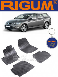 Ford Mondeo IV, Combi, fabricat din 09.2007 - 12.2014, set covorase auto dedicate, din cauciuc 100% Premium accesorii pentru autoturismul tau - masina v156187