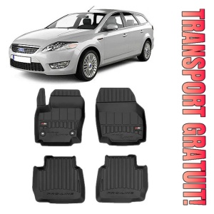 Ford Mondeo IV, Sedan, Din 09.2007 - 12.2014 , Set Covorase Auto Tip Tavita Premium 3D, din cauciuc