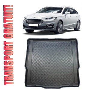 Ford Mondeo V Combi din 01.2015 - Prezent, Tavita Pentru Portbagaj Lux Premium Dedicata, Roata Rezerva Ingusta / Kit Reparatie *1
